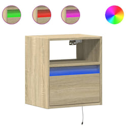 VidaXL 3307979 nightstand/bedside table Oak