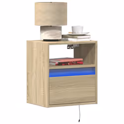 VidaXL 3307979 nightstand/bedside table Oak