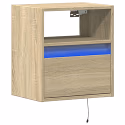 VidaXL 3307979 nightstand/bedside table Oak