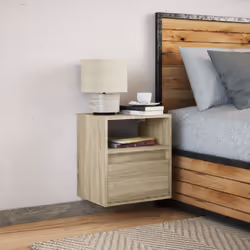 VidaXL 3307979 nightstand/bedside table Oak - Additional view 5