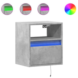 VidaXL 3307981 nightstand/bedside table Concrete colour