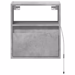 VidaXL 3307981 nightstand/bedside table Concrete colour - Additional view 6