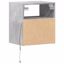 VidaXL 3307981 nightstand/bedside table Concrete colour - Additional view 8