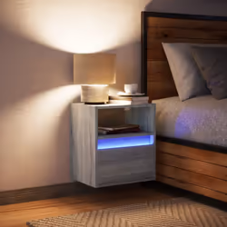VidaXL 3307985 nightstand/bedside table Oak - Additional view 4