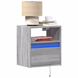 VidaXL 3307986 nightstand/bedside table 1 drawer(s) Oak