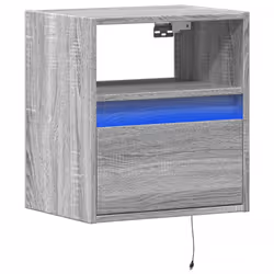 VidaXL 3307986 nightstand/bedside table 1 drawer(s) Oak