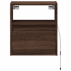 VidaXL 3307988 nightstand/bedside table 1 drawer(s) Oak - Additional view 6