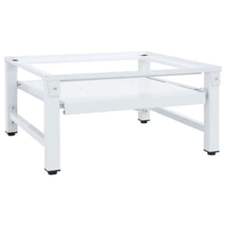 vidaXL Washing Machine Pedestal Stand Holder Raiser Dryer Pedestal Stand White - 7.8 kg