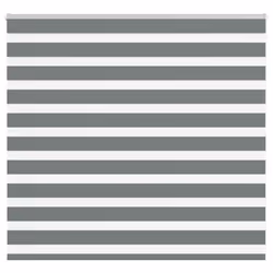 vidaXL Zebra Blind Dark Grey 155x100 cm Fabric Width 150.9 cm Polyester