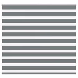 vidaXL Zebra Blind Dark Grey 160x100 cm Fabric Width 155.9 cm Polyester