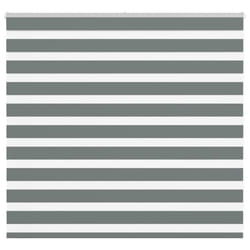 vidaXL Zebra Blind Dark Grey 160x100 cm Fabric Width 155.9 cm Polyester