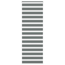 vidaXL Zebra Blind Fabric Polyester - dark grey, 80 x 200 cm