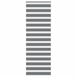 vidaXL Zebra Blind Fabric Polyester - dark grey, 85 x 200 cm