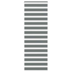 vidaXL Zebra Blind Fabric Polyester - dark grey, 85 x 230 cm