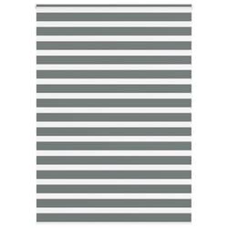 vidaXL Zebra Blind Dark Grey 155x230 cm Fabric Width 150.9 cm Polyester
