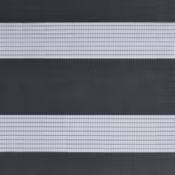 vidaXL Zebra Blind Black 130x100 cm Fabric Width 125.9 cm Polyester