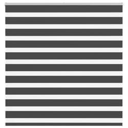 vidaXL Zebra Blind Black 145x100 cm Fabric Width 140.9 cm Polyester