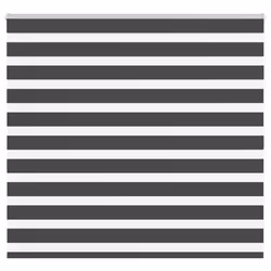vidaXL Zebra Blind Black 165x100 cm Fabric Width 160.9 cm Polyester