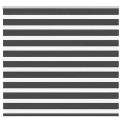 vidaXL Zebra Blind Black 165x100 cm Fabric Width 160.9 cm Polyester