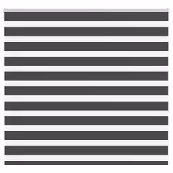 vidaXL Zebra Blind Black 155x150 cm Fabric Width 150.9 cm Polyester