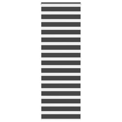 vidaXL Zebra Blind Fabric Polyester - black, 80 x 200 cm