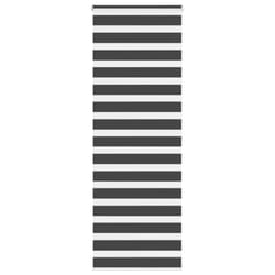 vidaXL Zebra Blind Fabric Polyester - black, 85 x 200 cm