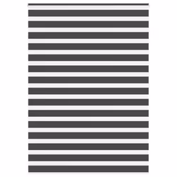 vidaXL Zebra Blind Black 155x200 cm Fabric Width 150.9 cm Polyester