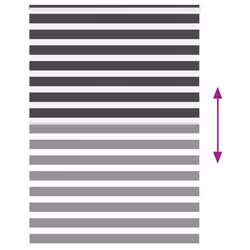 vidaXL Zebra Blind Black 155x200 cm Fabric Width 150.9 cm Polyester - Additional view 4
