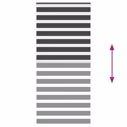 vidaXL Zebra Blind Black 105x100 cm Fabric Width 100.9 cm Polyester - black, 95 x 230 cm - Additional view 4