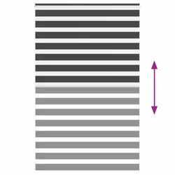 vidaXL Zebra Blind Black 140x230 cm Fabric Width 135.9 cm Polyester - Additional view 4