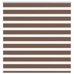vidaXL Zebra Blind Brown 150x100 cm Fabric Width 145.9 cm Polyester