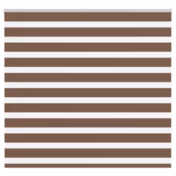 vidaXL Zebra Blind Brown 165x100 cm Fabric Width 160.9 cm Polyester