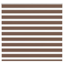 vidaXL Zebra Blind Brown 165x100 cm Fabric Width 160.9 cm Polyester
