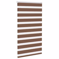 vidaXL Zebra Blind Fabric Polyester - brown, 80 x 150 cm