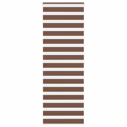 vidaXL Zebra Blind Fabric Polyester - brown, 85 x 200 cm