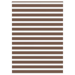 vidaXL Zebra Blind Brown 155x200 cm Fabric Width 150.9 cm Polyester