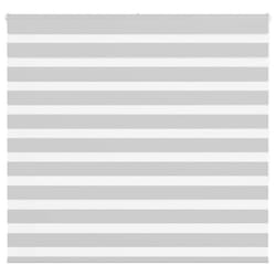 vidaXL Zebra Blind Light Grey 160x150 cm Fabric Width 155.9 cm Polyester