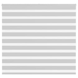 vidaXL Zebra Blind Light Grey 165x150 cm Fabric Width 160.9 cm Polyester