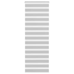 vidaXL Zebra Blind Fabric Polyester - light grey, 80 x 200 cm