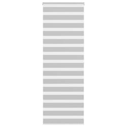 vidaXL Zebra Blind Fabric Polyester - light grey, 85 x 200 cm