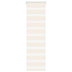 vidaXL Zebra Blind Dark Grey 45x230 cm Fabric Width 40.9 cm Polyester - marble beige, 40 x 100 cm