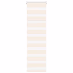 vidaXL Zebra Blind Dark Grey 45x230 cm Fabric Width 40.9 cm Polyester - marble beige, 50 x 100 cm