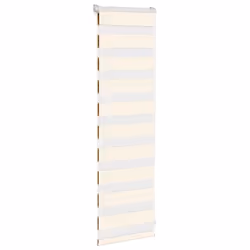 vidaXL Zebra Blind Dark Grey 45x230 cm Fabric Width 40.9 cm Polyester - marble beige, 50 x 100 cm