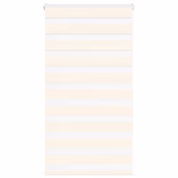 vidaXL Zebra Blind Fabric Polyester - marble beige, 80 x 100 cm