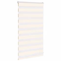 vidaXL Zebra Blind Fabric Polyester - marble beige, 80 x 100 cm