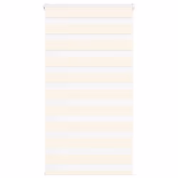 vidaXL Zebra Blind Fabric Polyester - marble beige, 85 x 100 cm