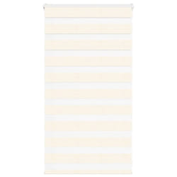 vidaXL Zebra Blind Fabric Polyester - marble beige, 85 x 100 cm
