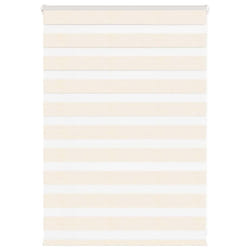 vidaXL Zebra Blind Black 105x100 cm Fabric Width 100.9 cm Polyester - marble beige, 105 x 100 cm