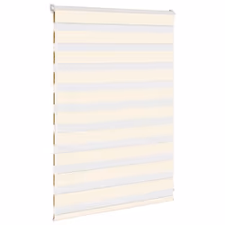 vidaXL Zebra Blind Black 105x100 cm Fabric Width 100.9 cm Polyester - marble beige, 105 x 100 cm