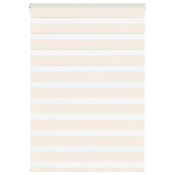 vidaXL Zebra Blind Fabric Polyester - marble beige, 115 x 100 cm